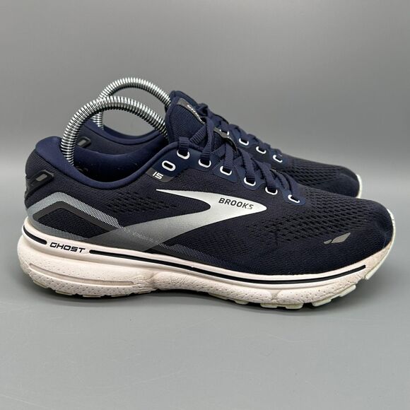 Brooks Shoes - Brooks Ghost 15 Women's Size 8 D Wide Running Shoes Sneakers Athletic Blue